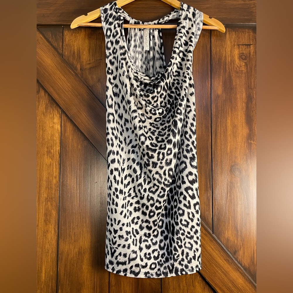 Zen Spell Chetah‎ Print Large Women's Racer Back Tank